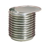 American Metalcraft T90132 13-in Solid Tapered Pizza Pan, 2-in Deep, Tin/Steel