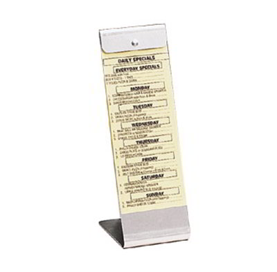 American Metalcraft MS8125 Menu Stand, 9x3-in, Aluminum