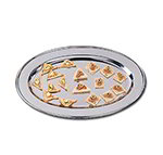 American Metalcraft OST12 8.25-in Oval Serving Platter w/ Rolled Edges, Mirror/Stainless