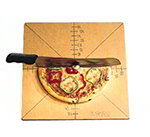 American Metalcraft MPCUT4 Pizza Slicing Board w/ Marking For 4 or 8-Slice, Pressed Wood