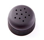 American Metalcraft 734B Perforated Salt & Pepper Lid, Polypropylene, Black