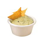 American Metalcraft MRF450W Ramekin w/ 4.5-oz Capacity & Fluted Sides, Melamine/White