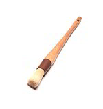 American Metalcraft 4325 1-in Round Pastry Brush w/ Boar Bristle