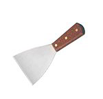 American Metalcraft SSC19 8.25-in Grill Scraper w/ Slant Edge & Handle, Stainless/Wood