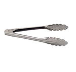 American Metalcraft HDUT975 10-in Utility Tong w/ Tempered Flat Spring, Stainless