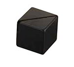 American Metalcraft ACB118 1.12-in Square Card Holder, Acrylic, Black