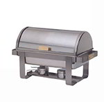 American Metalcraft MACD3 Rectangular Chafer w/ 8-qt Capacity & 2-Fuel Holders, Stainless/Brass