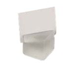 American Metalcraft ACF125 1.12-in Square Card Holder, Acrylic, Frosted White