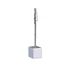 American Metalcraft ALMS5 4.25-in Square Card Holder w/ Alligator Clip, Aluminum