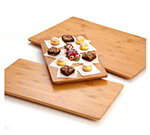 American Metalcraft BAM189 Rectangular Bamboo Platter - 18-1/4x9