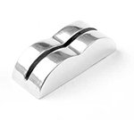 American Metalcraft BC2 Card Holder, Polished Mirror Finish, Cast Aluminum