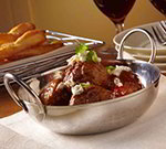 American Metalcraft BD55 5.5-in Round Balti Dish w/ Handle, Mirror Finish, Stainless