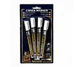 American Metalcraft BLSMA100V4WH Mini Tip Chalk Markers, White