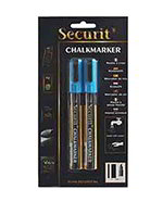 American Metalcraft BLSMA510BU Small Tip Chalk Marker, Blue
