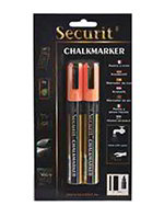 American Metalcraft BLSMA510OR Small Tip Chalk Marker, Orange