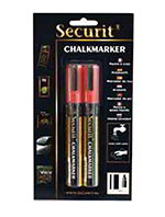 American Metalcraft BLSMA510RD Small Tip Chalk Marker, Red