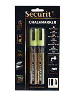 American Metalcraft BLSMA510YE Small Tip Chalk Marker, Yellow