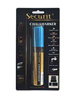 American Metalcraft BLSMA720BU Large Tip Chalk Marker, Blue