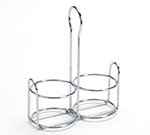 American Metalcraft MCADDY 2-Compartment Shaker Caddy, Stainless