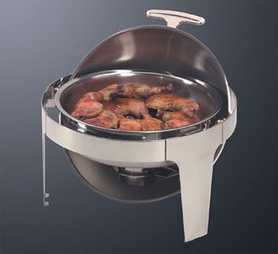 American Metalcraft CDWP18 Round Chafer Water & Food Pan For 7-qt, Stainless