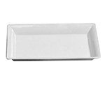 American Metalcraft CER21 Rectangular Platter, 21x13-in, Ceramic/White