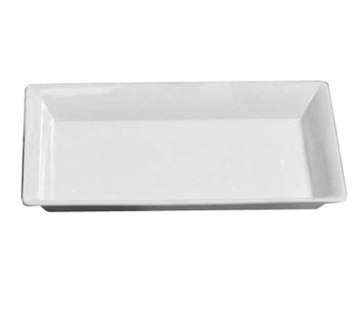 American Metalcraft CER21 Rectangular Platter, 21x13-in, Ceramic/White