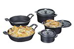 American Metalcraft CIPR5500 5-in Round Baking Dish w/ 17-oz Capacity, Cast Iron