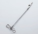 American Metalcraft CLIPIT6 6-in Double Sided Sign Clip, Alligator, Stainless
