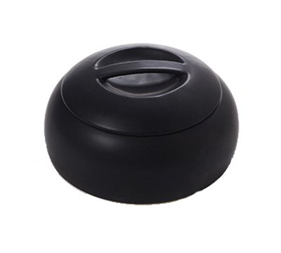 American Metalcraft CPLB7 28-oz Prestige Pot with Lid - Black Ceramic