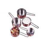 American Metalcraft MCW4 4-Piece Measuring Cup Set w/ Wire Loop Handle, Stainless