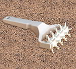 American Metalcraft DD5701 Dough Docker w/ .62-in Pins, Plastic