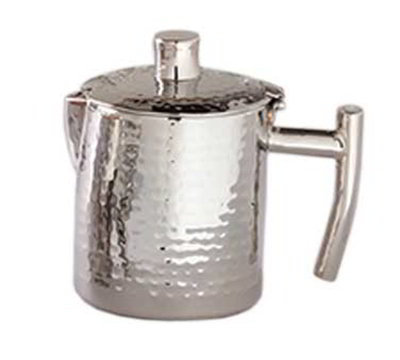 American Metalcraft DWHMCP16 Coffee Pot w/ 16-oz Capacity & Hinged Lid, Hammered, Stainless