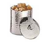 American Metalcraft DWHMSB5 Sugar Bowl w/ 5-oz Capacity & Lid, Hammered, Stainless