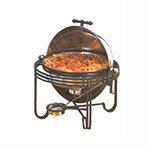 American Metalcraft MESA19 Round Roll Top Chafer w/ 6-qt Capacity, Wrought Iron/Stainless