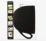 American Metalcraft FBCUP Chalkboard w/ Adhesive Dots & Securit Marker, Non-Porous Laminate, Black