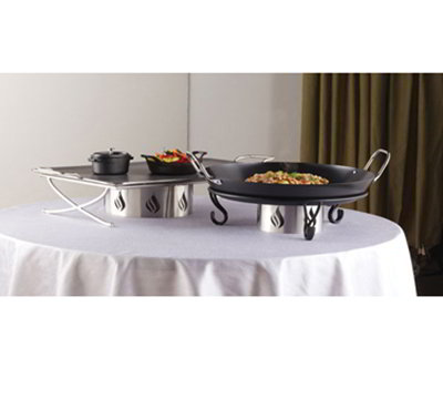 American Metalcraft FGRS7 6.87-in Wind Guard w/ Flame Design, Stainless