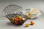 American Metalcraft FRUC16 Oval Wire Basket, Chrome