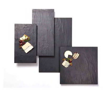 American Metalcraft FSLT08 Small Tray, Faux Slate/Melamine