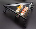 American Metalcraft G777 Triangular Replacement Iron Griddle