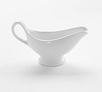 American Metalcraft GB3 3-oz Gravy Boat - White Porcelain