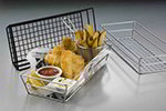 American Metalcraft GCSS6132 Rectangular Tabletop Basket, Stainless