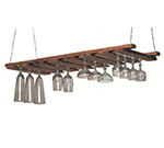 American Metalcraft GR1435 Rack, 14x35-in, Glass/Walnut