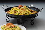 American Metalcraft GS1775 17.75-in Paella Pan, Non Stick Finish, Stainless