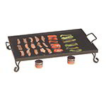 American Metalcraft GS27 27-in Griddle w/ Stand, Wrought Iron/Black