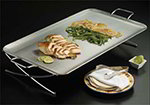 American Metalcraft GSST2514 25-in Rectangular Griddle Stand, Stainless