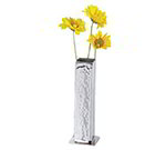 American Metalcraft HMBV1 Square Bud Vase, Hammered, Stainless