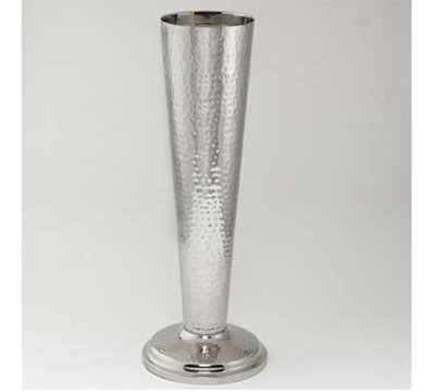 American Metalcraft HMWBSTND 8.75-in Round Wine Bucket Stand, Hammered, Stainless