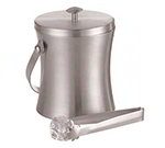 American Metalcraft ISSB6 4.87-in Ice Bucket w/ 34-oz Capacity & Ice Tong, Satin/Stainless