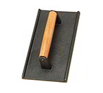 American Metalcraft ISW3 Steak Weight w/ Handle, 5x9-in, Wood/Cast Iron