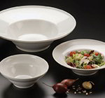 American Metalcraft MEL9 17-in Round Bowl w/ 270-oz Capacity, Melamine/White